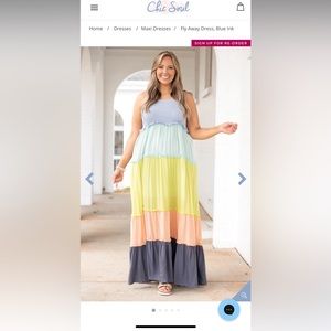 Chic Soul 2x maxi dress
